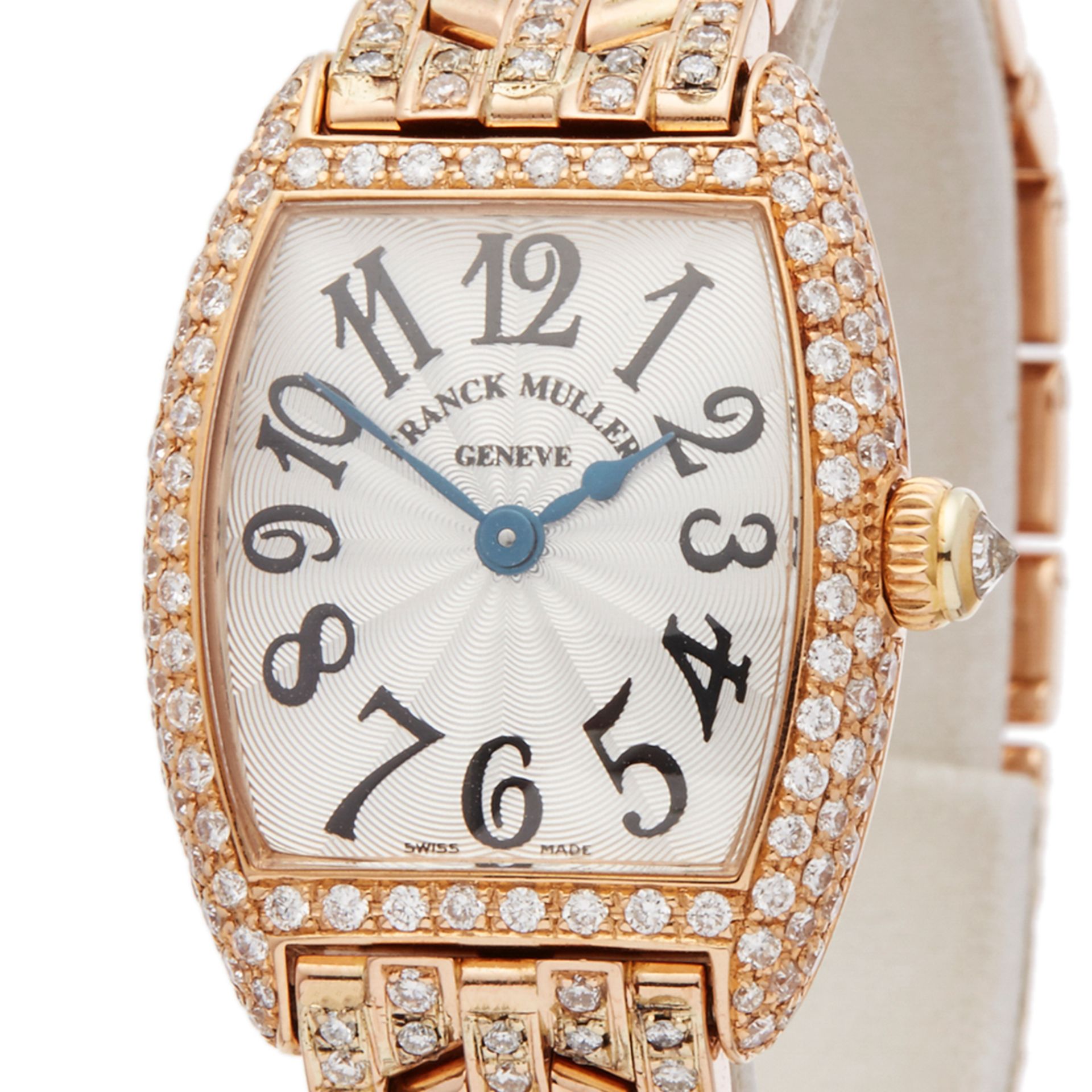 Franck Muller Cintree Curvex Diamond 18K Yellow Gold - 2251QZ