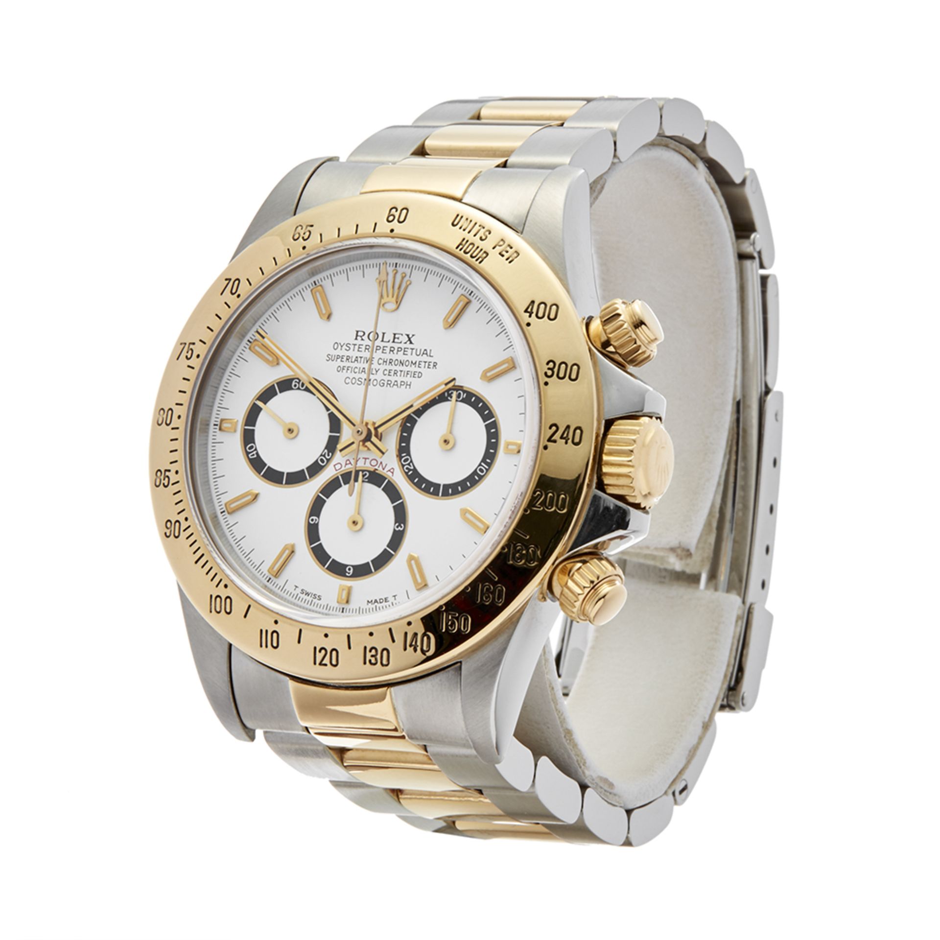 Rolex Daytona Chronograph Inverted 6 40mm Stainless Steel & 18k Yellow Gold - 16523 - Image 3 of 7