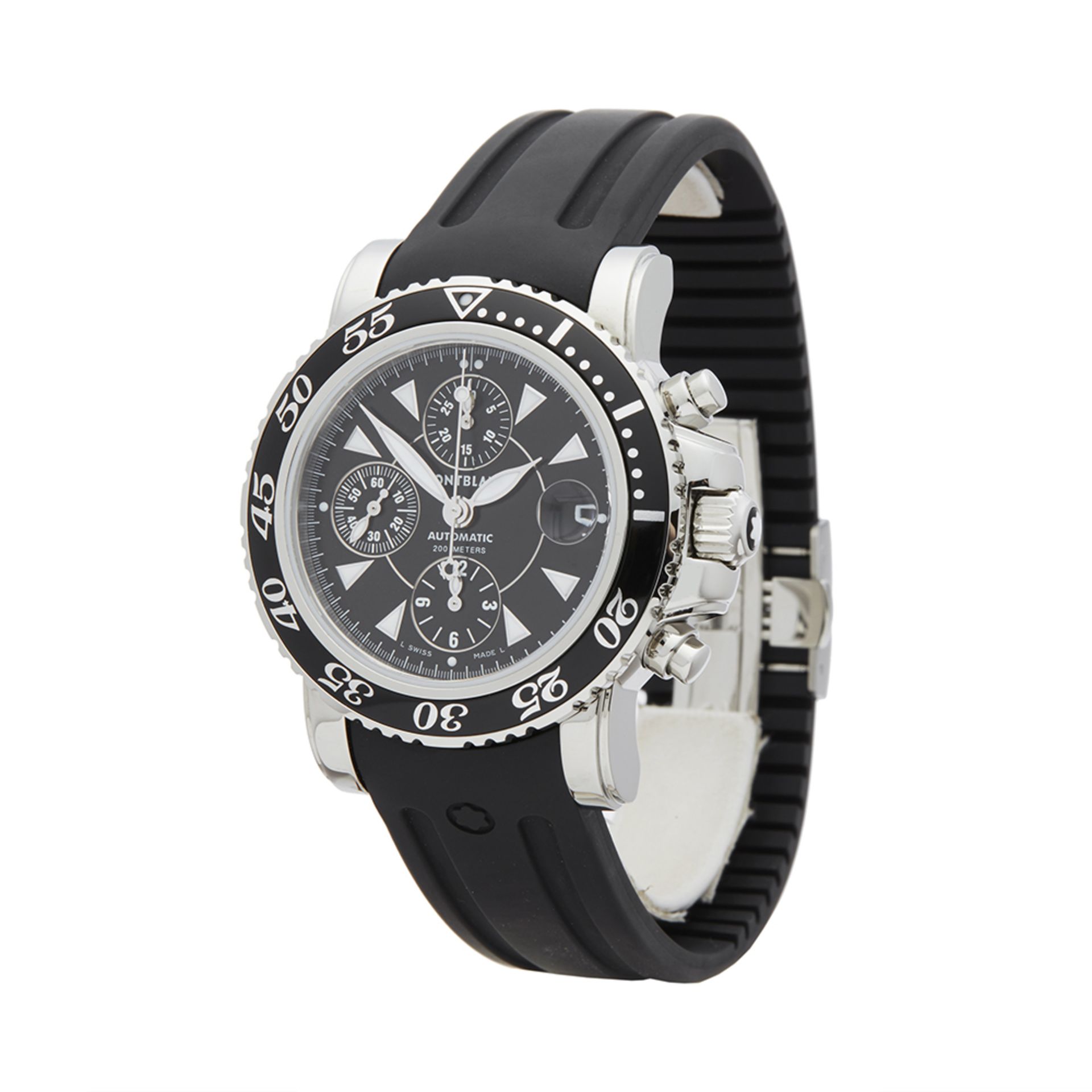 Montblanc Sport Chronograph 41mm Stainless Steel - 3274 - Image 3 of 8