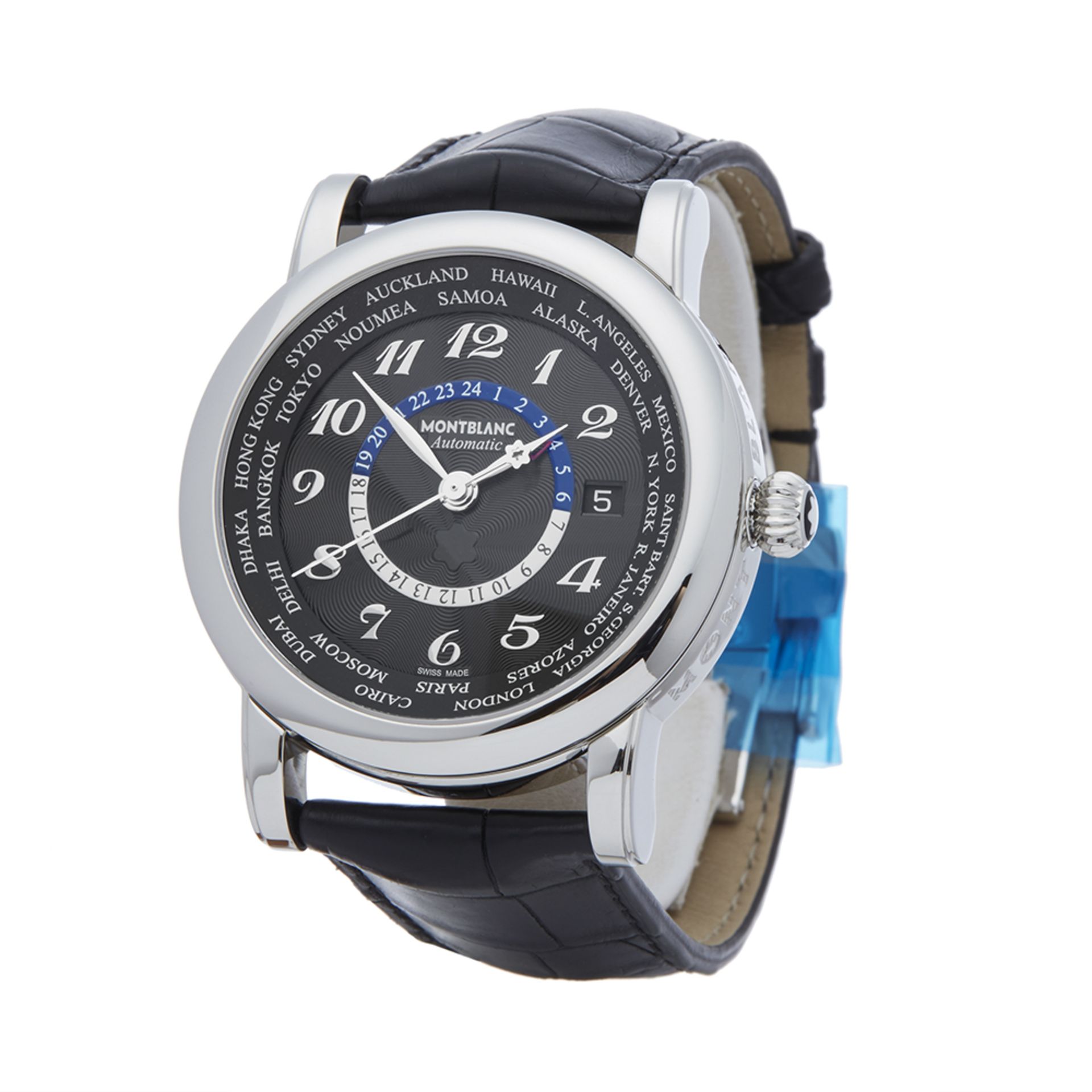 Montblanc Star World-Time GMT 42mm Stainless Steel - 106464 - Image 3 of 8