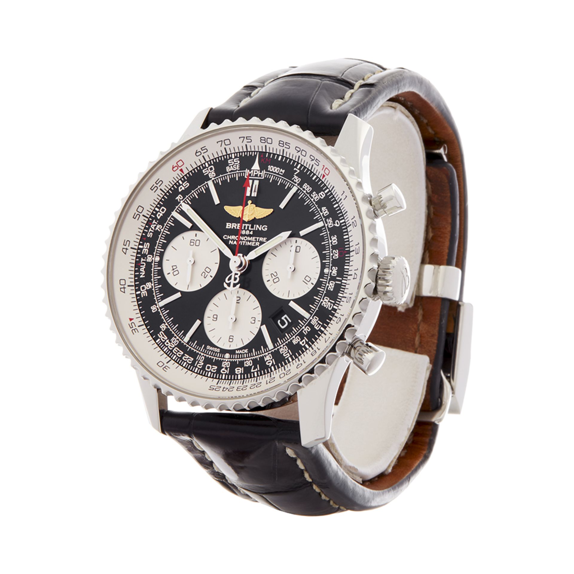 Breitling Navitimer Chronograph 43mm Stainless Steel - AB0120 - Bild 3 aus 8