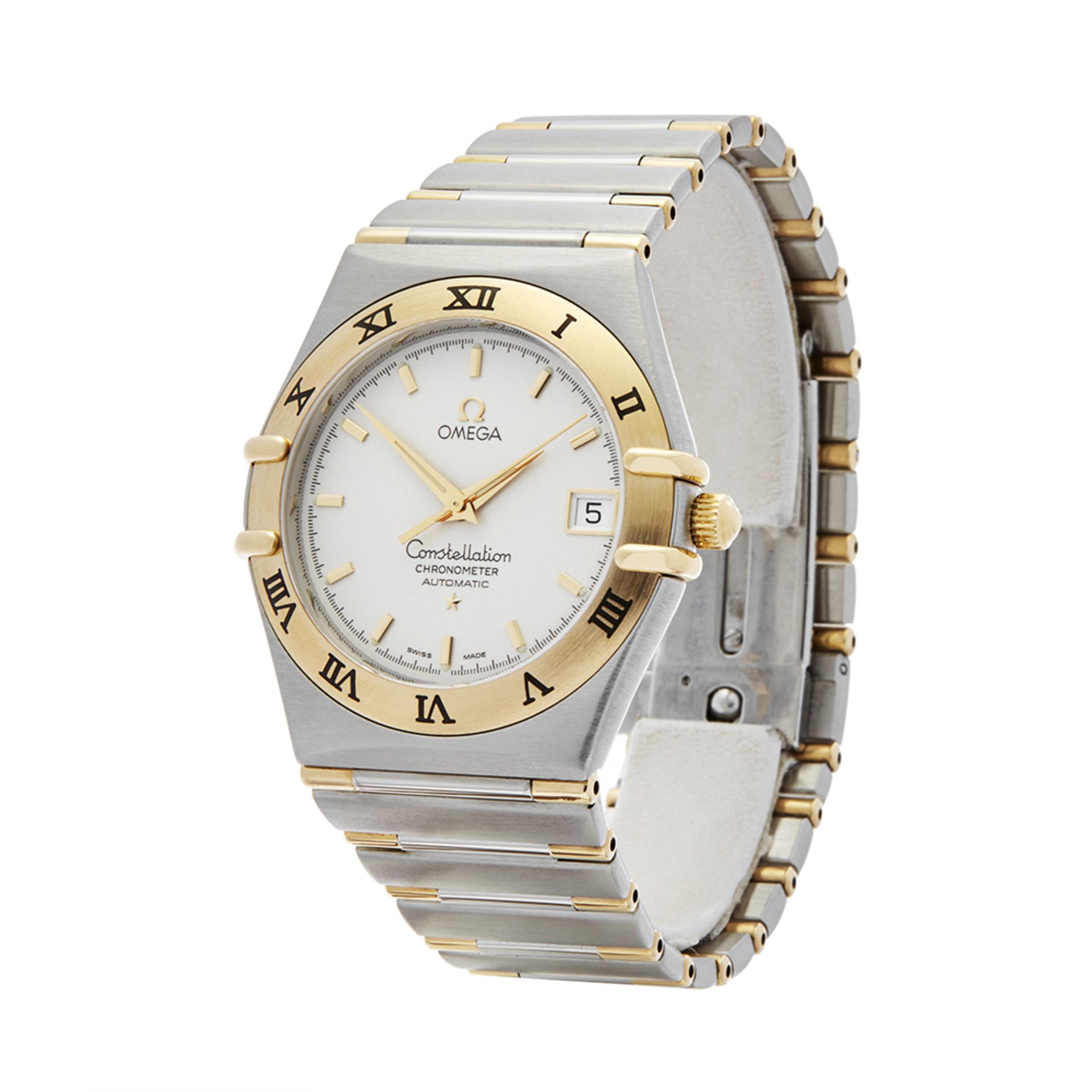 Omega Constellation Stainless Steel & 18K Yellow Gold - Image 3 of 7