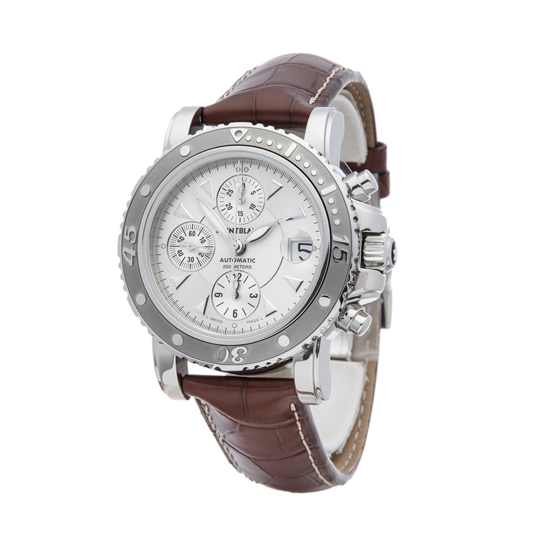 Montblanc Sport Chronograph 41mm Stainless Steel - 35777 - Image 3 of 8