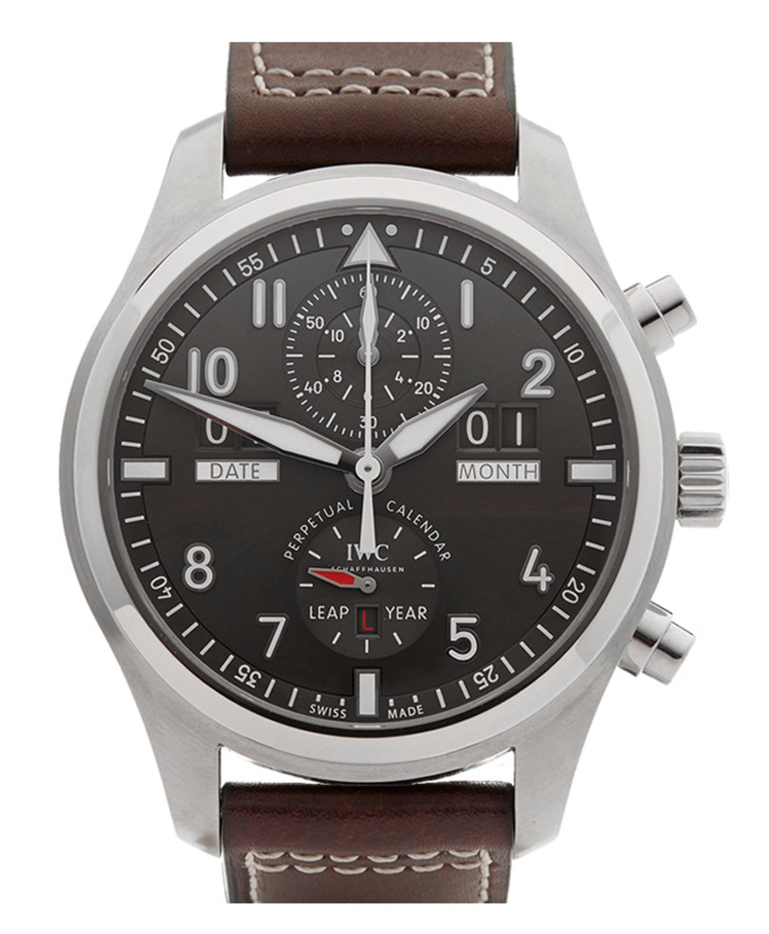 IWC Pilot's Perpetual Calendar 46mm Stainless Steel - IW379108 - Image 8 of 8