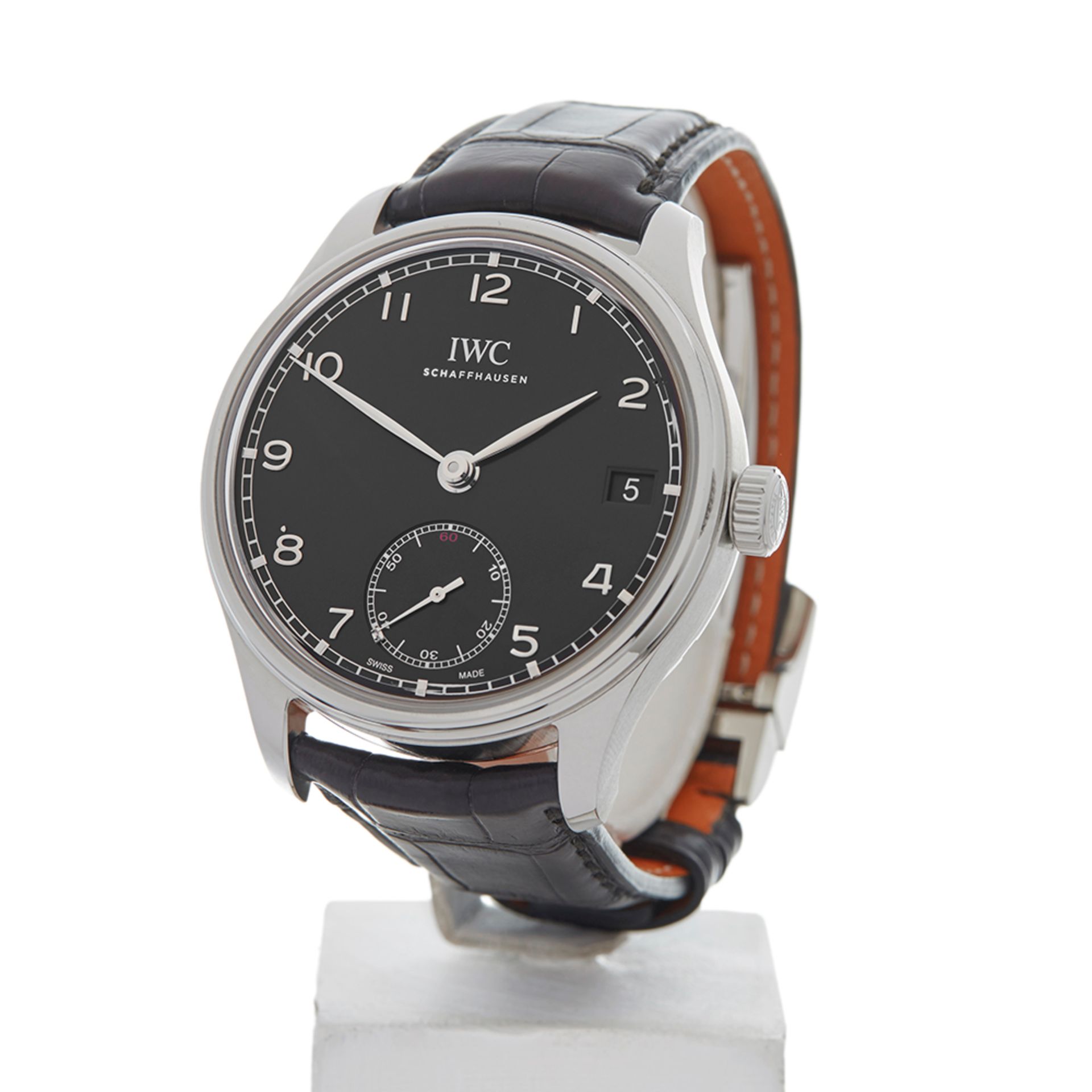 IWC Portuguese Hand Wound Eight Days 43mm Stainless Steel - IW510202 - Image 3 of 9