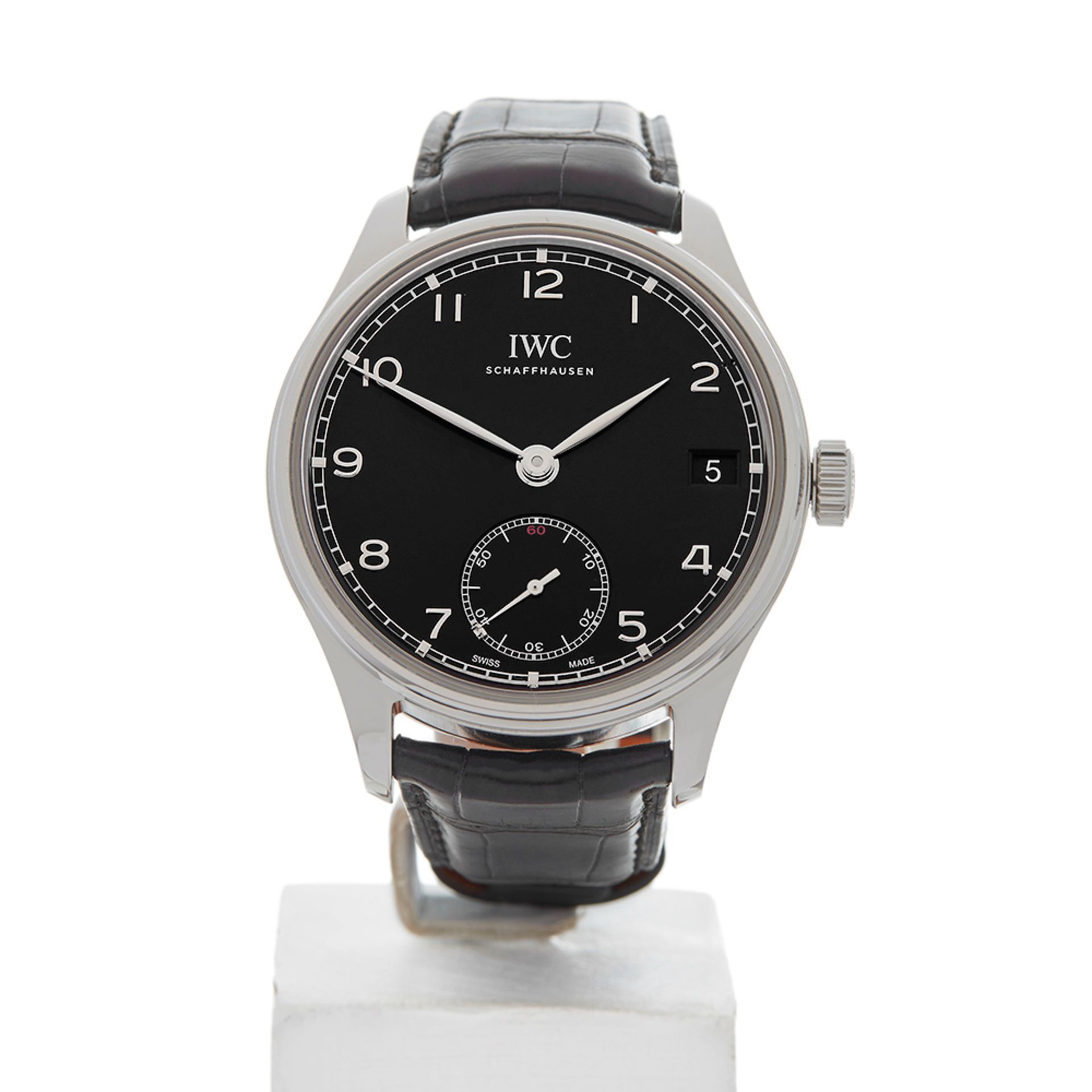 IWC Portuguese Hand Wound Eight Days 43mm Stainless Steel - IW510202 - Image 2 of 9