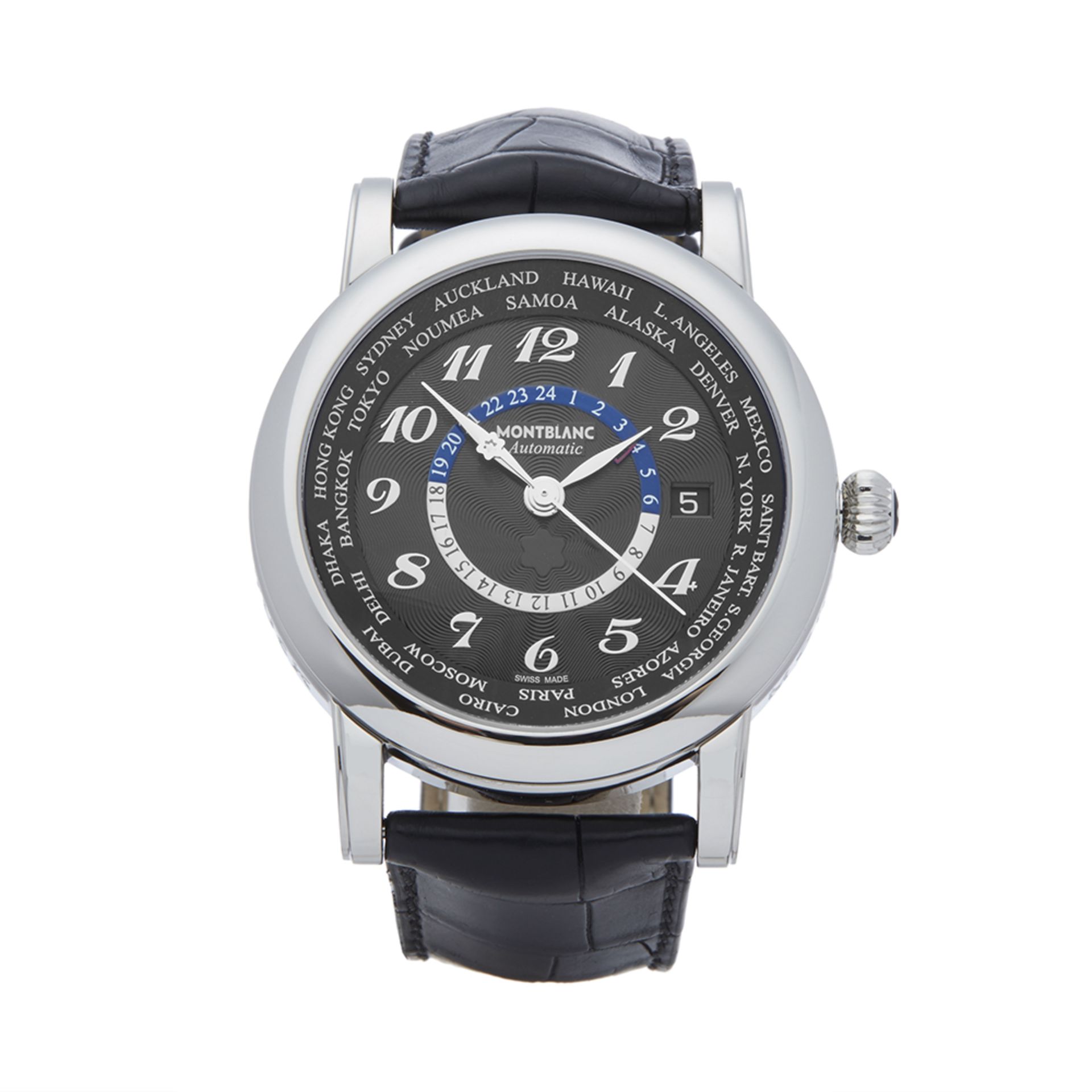 Montblanc Star World-Time GMT 42mm Stainless Steel - 106464 - Bild 2 aus 8