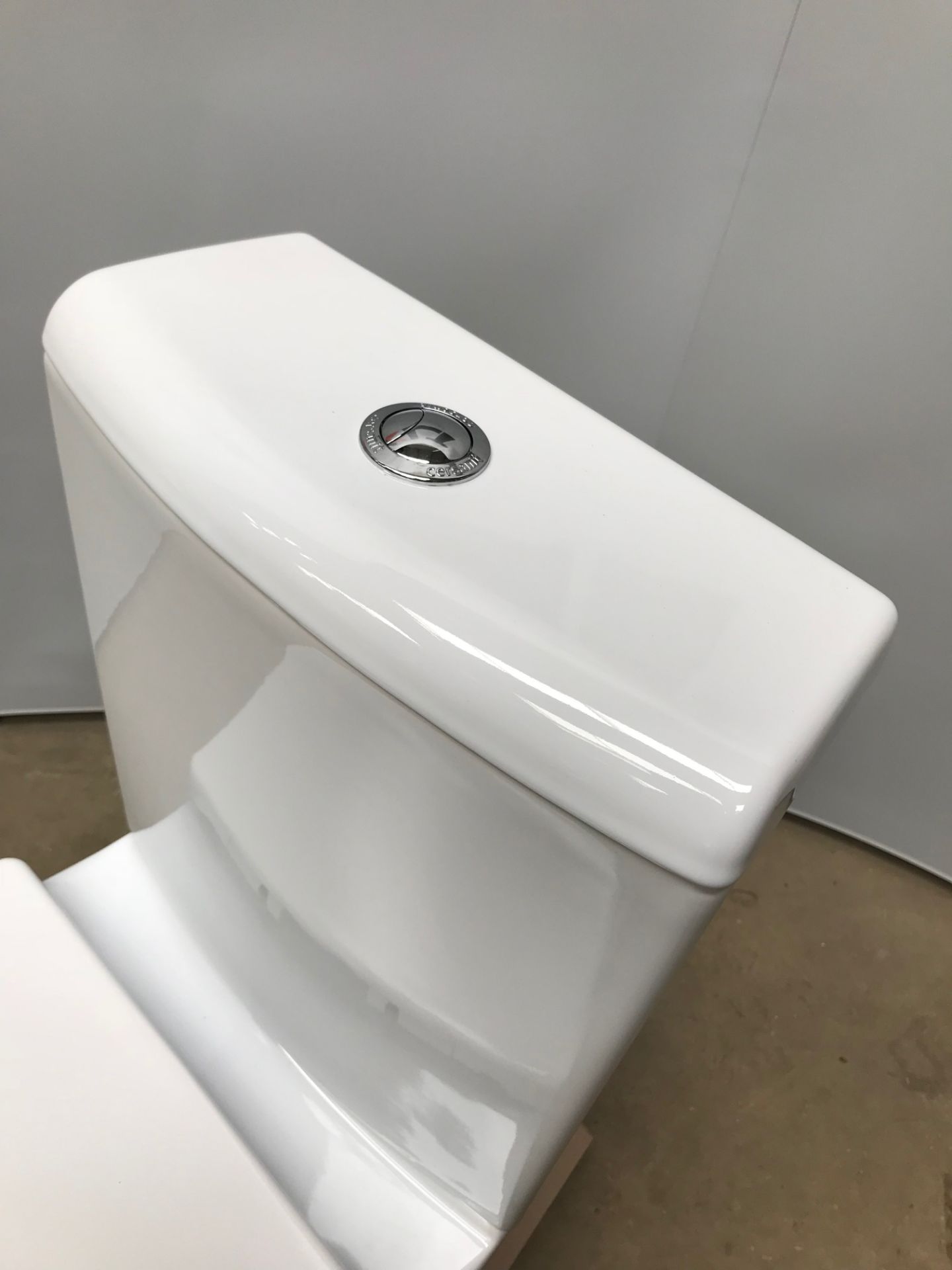 6 x Navassa Close Coupled Toilet with Soft Closure - Bild 6 aus 8