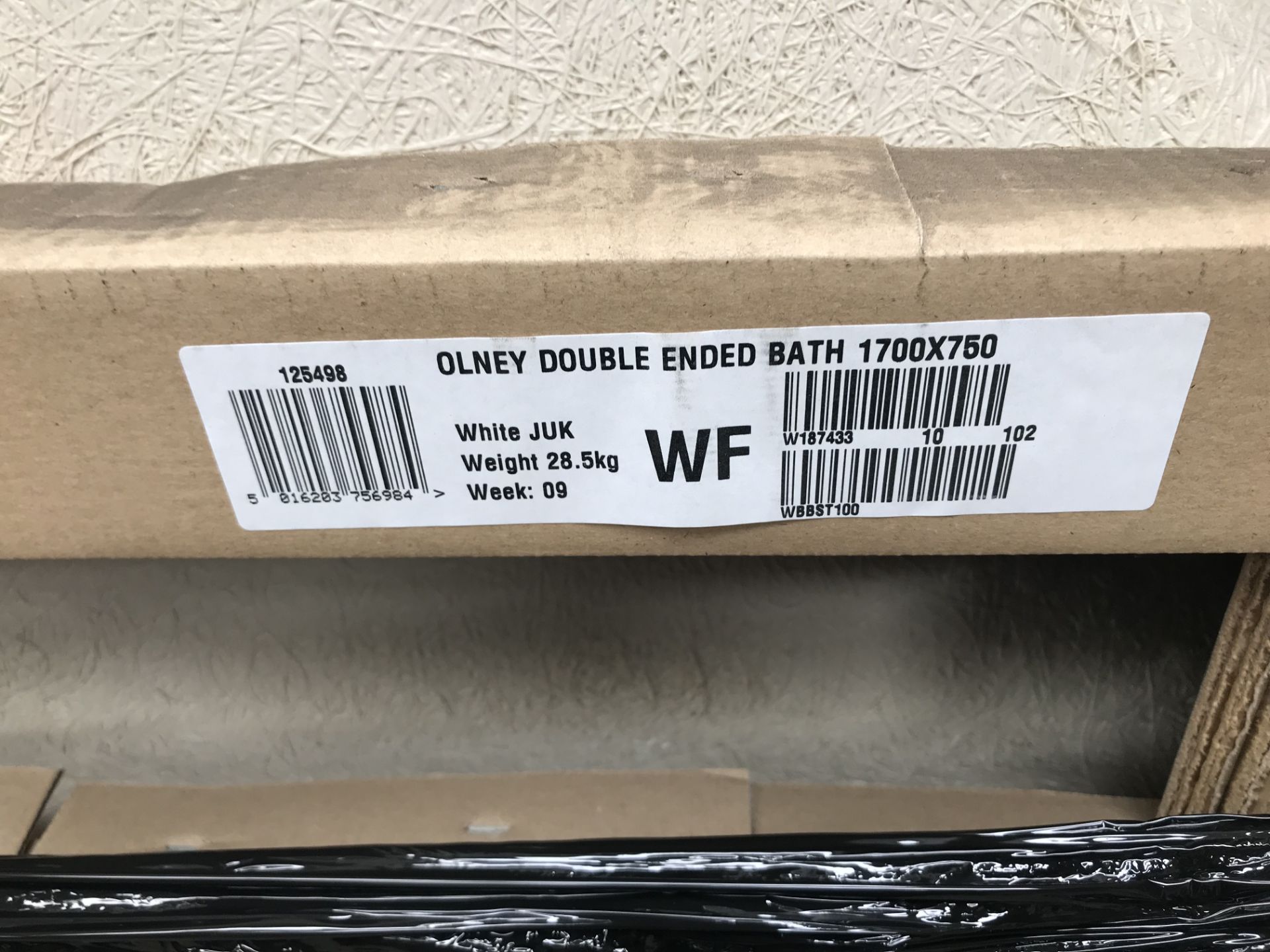 Pallet of 5 x Olney Symmetrical Double Ended Baths - Image 3 of 9