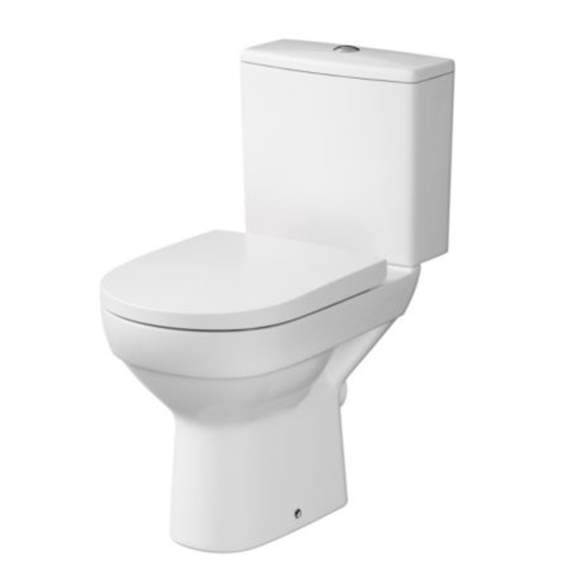 Close Couple Toilet, with Cistern and full fitting kit - by Cersanit - Soft Close Seat