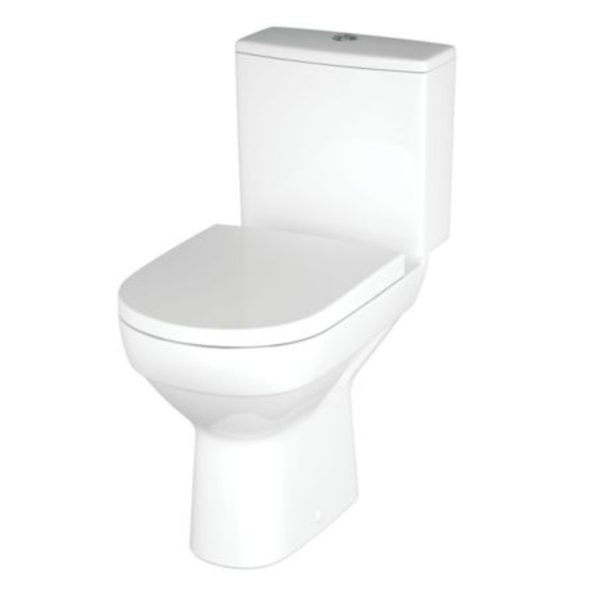 Pallet of 6 x Close Couple Toilet, with Cistern and full fitting kit - by Cersanit - Image 3 of 9