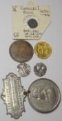 Lot of 5 coins and one medal