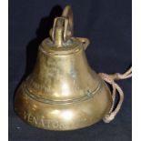 Brass Ship's Bell From Fairey Huntsman