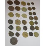 Lot Of 33 Mixed Unidentified Coins