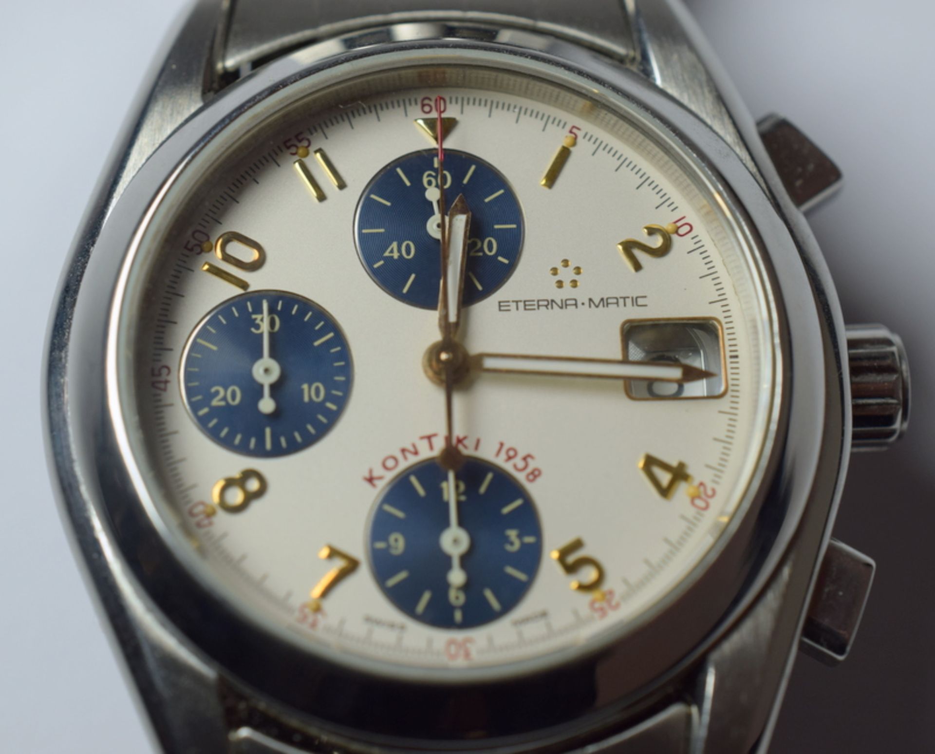 Eterna-Matic Kontiki 1958 Automatic Chronograph - Image 2 of 6