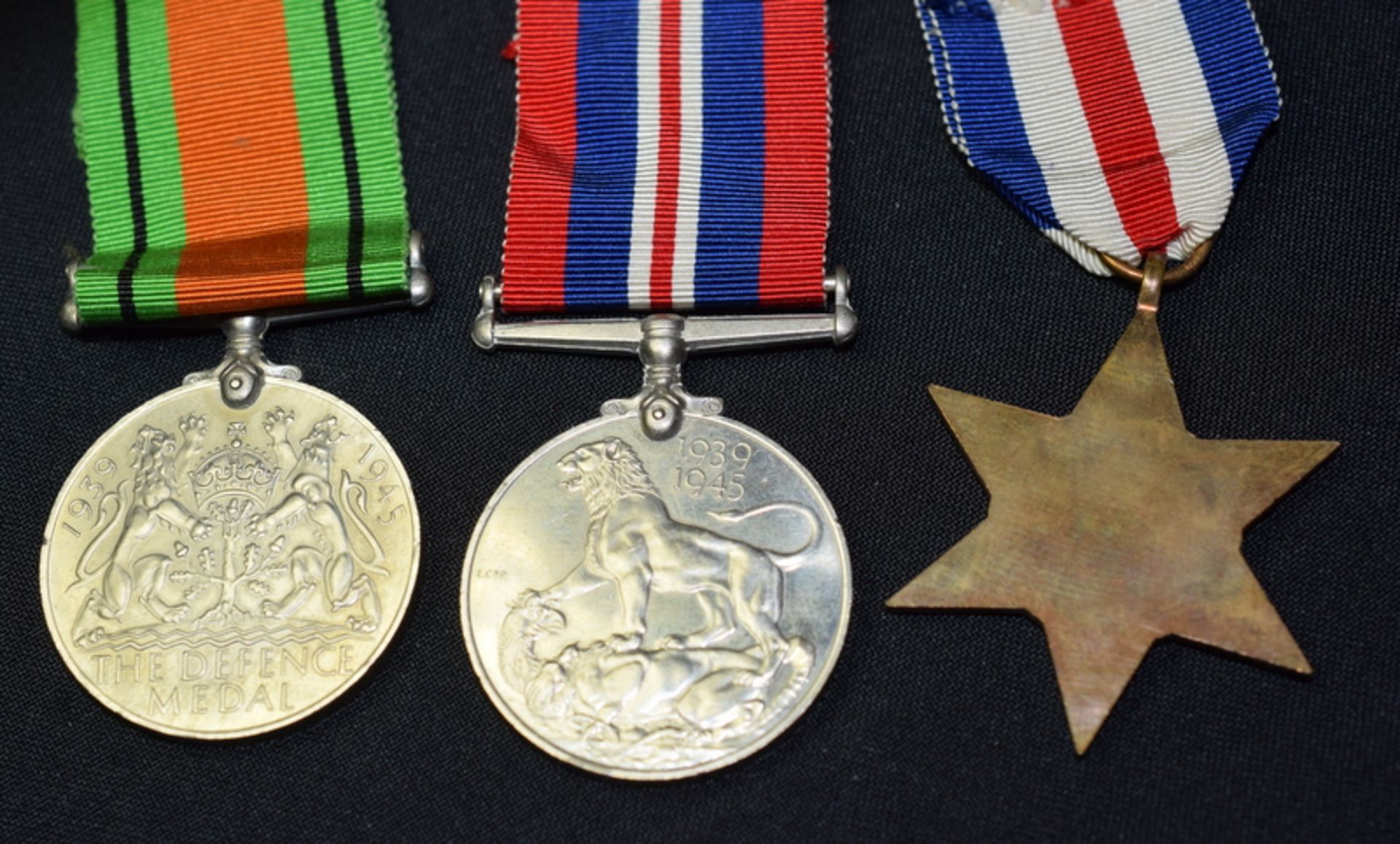 Set Of Three WW2 British Medals Complete With Original Box - Image 4 of 4