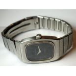 Omega Constellation In Stainless Steel Rectangular Dial