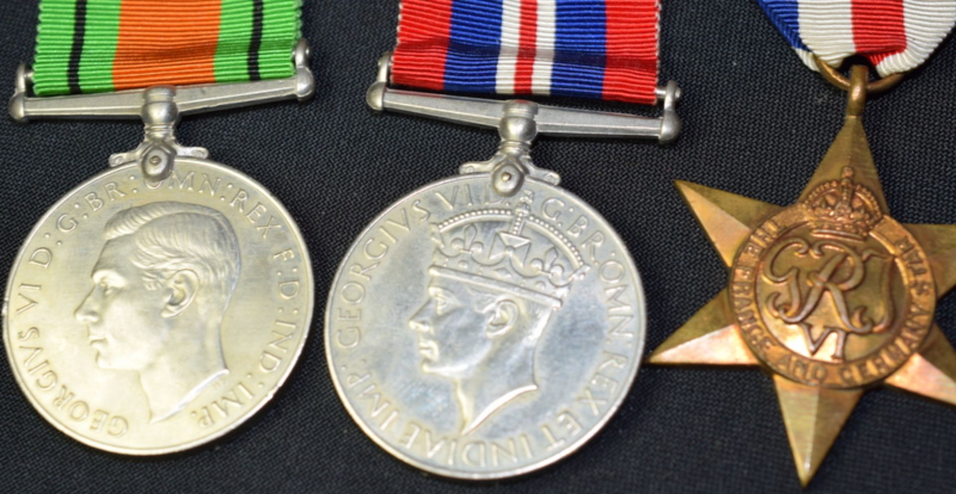 Set Of Three WW2 British Medals Complete With Original Box - Image 3 of 4