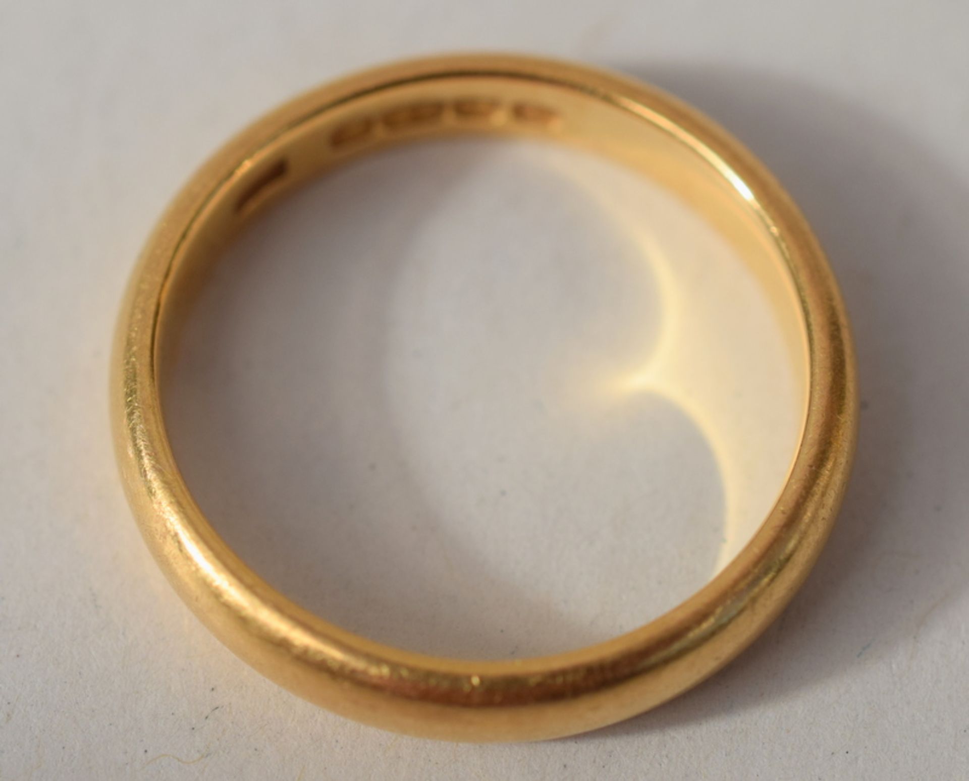 22ct Gold Wedding Band - Image 4 of 4