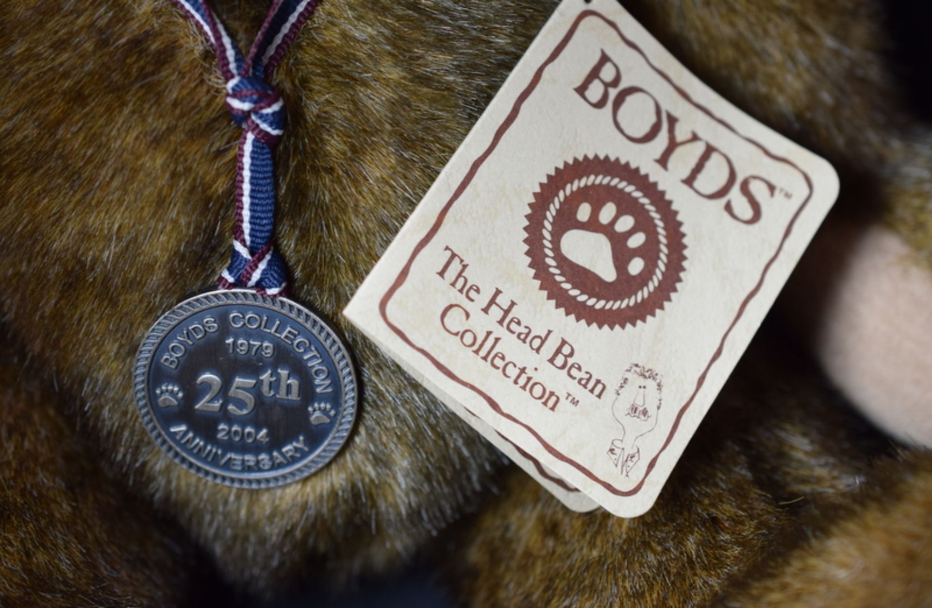 Boyds Head Bean Collection 25th Anniversary Bear - Image 3 of 4