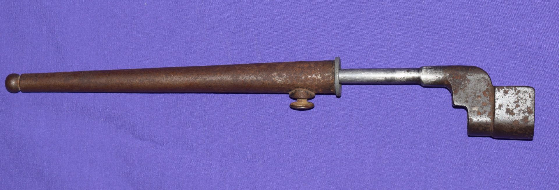 WW2 Enfield Spike Bayonet And Scabbard - Image 2 of 3