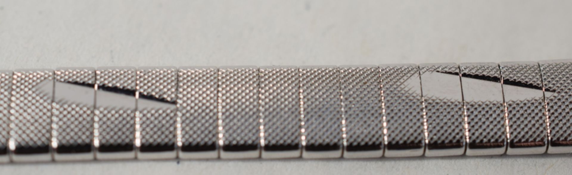 Modern Articulated Silver Bracelet - Image 4 of 5