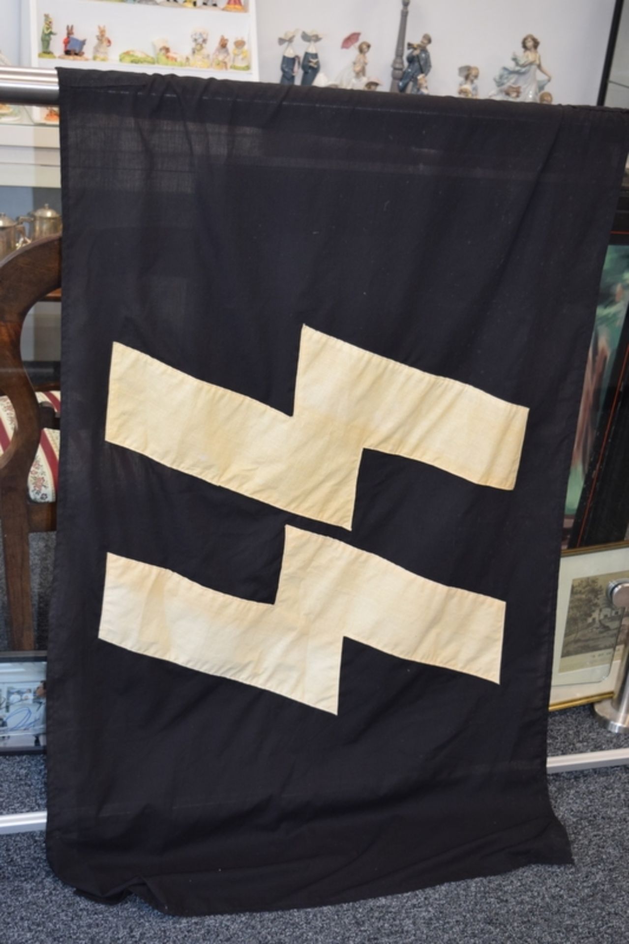 Large WW2 German S.S. Flag