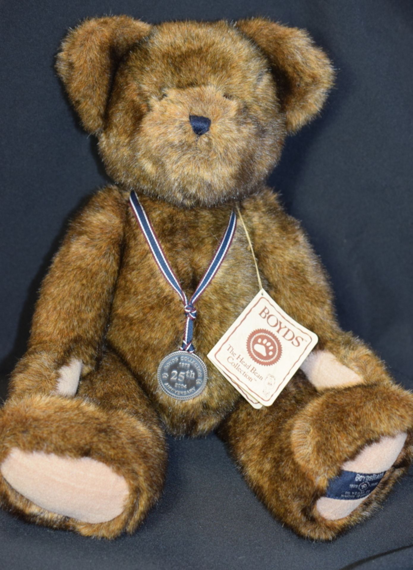 Boyds Head Bean Collection 25th Anniversary Bear