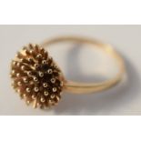 9ct Gold Fancy Round Dress Ring