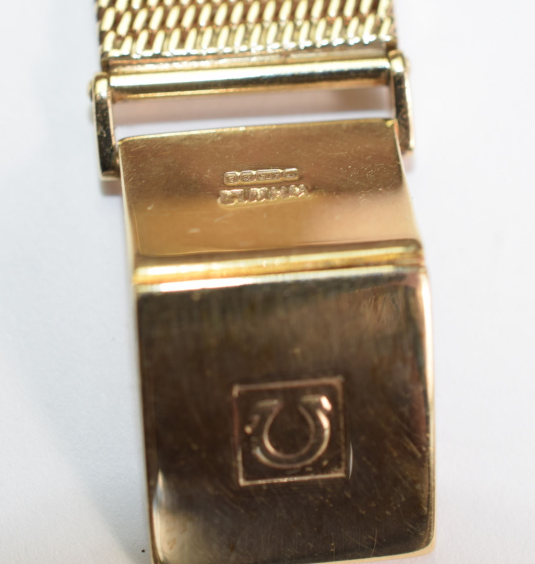 9ct Gold Omega Seamaster On Intergrated 9ct Gold Bracelet - Image 9 of 10