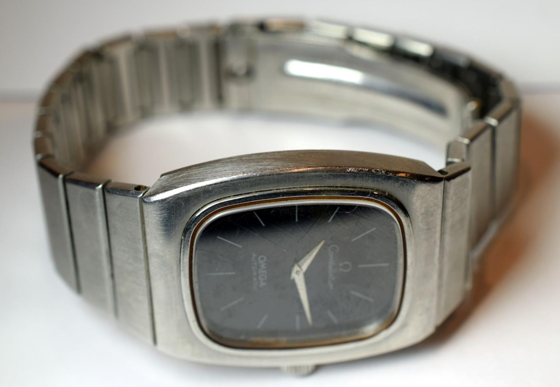 Omega Constellation In Stainless Steel Rectangular Dial - Image 4 of 5