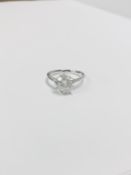 3.01ct brilliant cut natural diamond,is clarity I colour(clarity enhanced)