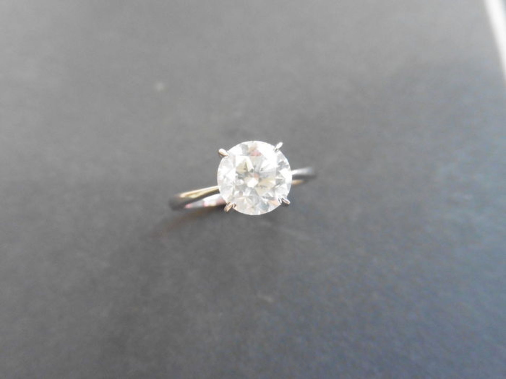 1.32ct diamond solitaire ring with an brilliant cut diamond. J colour and I1 clarity. enhanced .