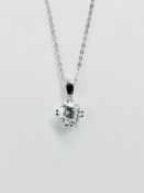 Platinum 1ct diamond solitaire pendant ,1ct natural diamond h colour si2 clarity,1.9gms platinum