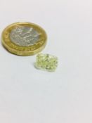 3.56ct Fancy yellow cushion shale diamond,Gia certification