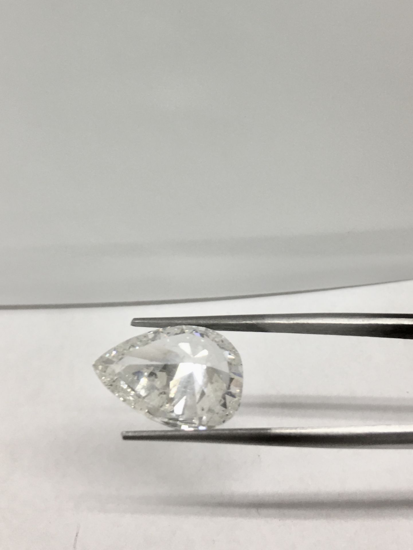 7ct Diamond pearshape,i1 clarity i colour ,appraisal 65000 - Bild 4 aus 4