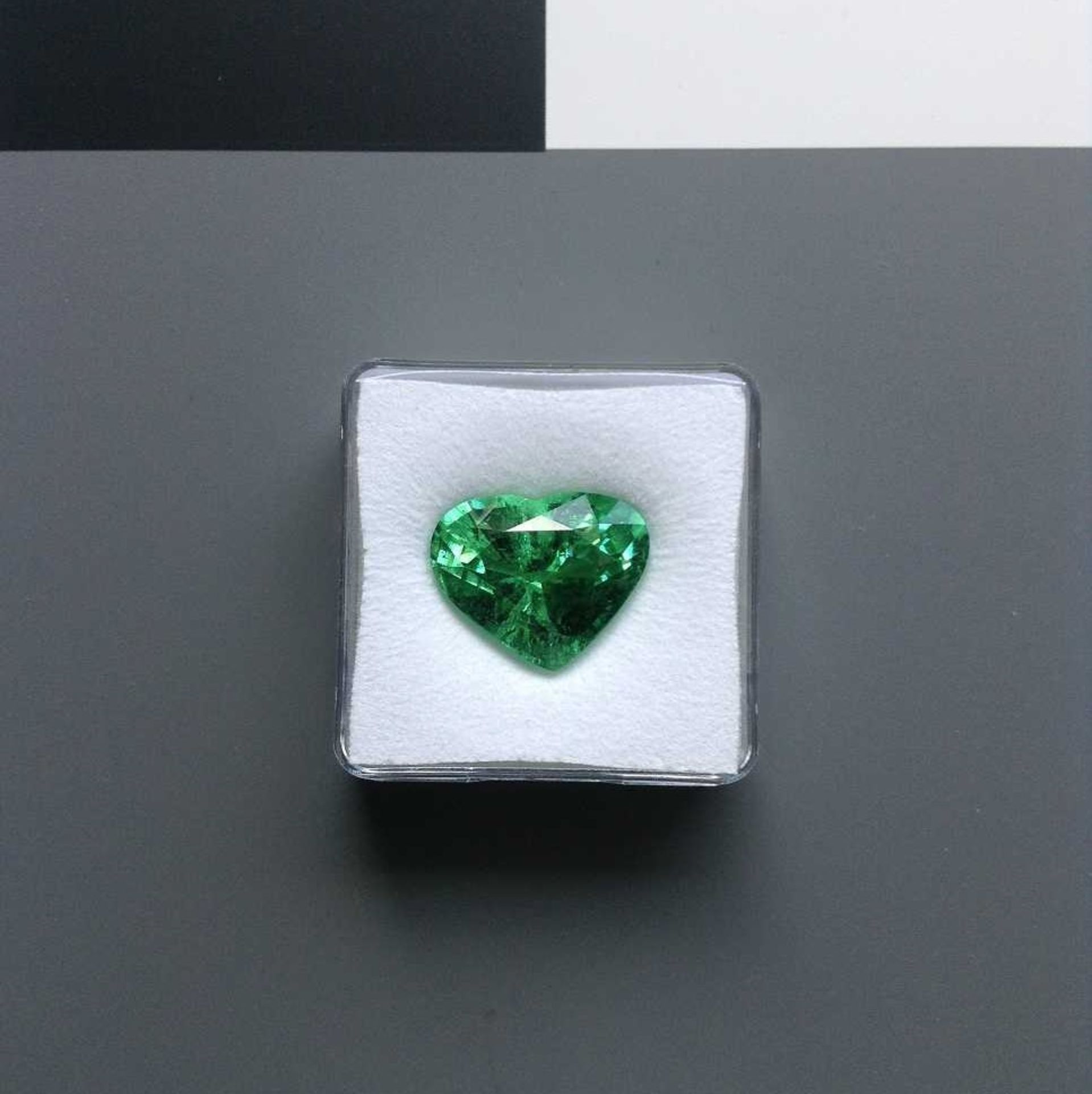 16.50 Heart shapes Paraiba Tourmaline certification GRS2012-0705765,.appraisal 25000 - Bild 3 aus 3