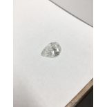 7ct Diamond pearshape,i1 clarity i colour ,appraisal 65000