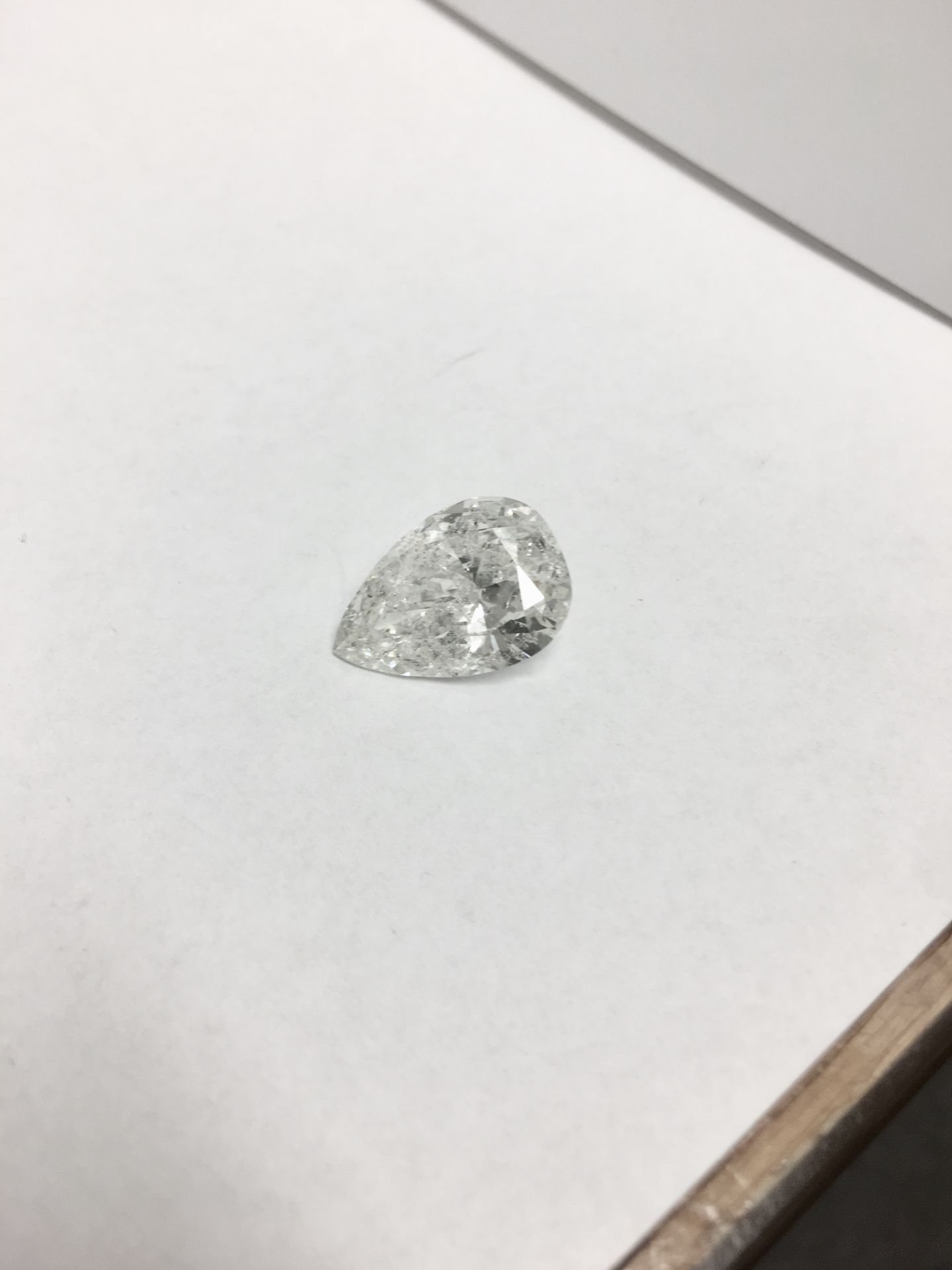 7ct Diamond pearshape,i1 clarity i colour ,appraisal 65000