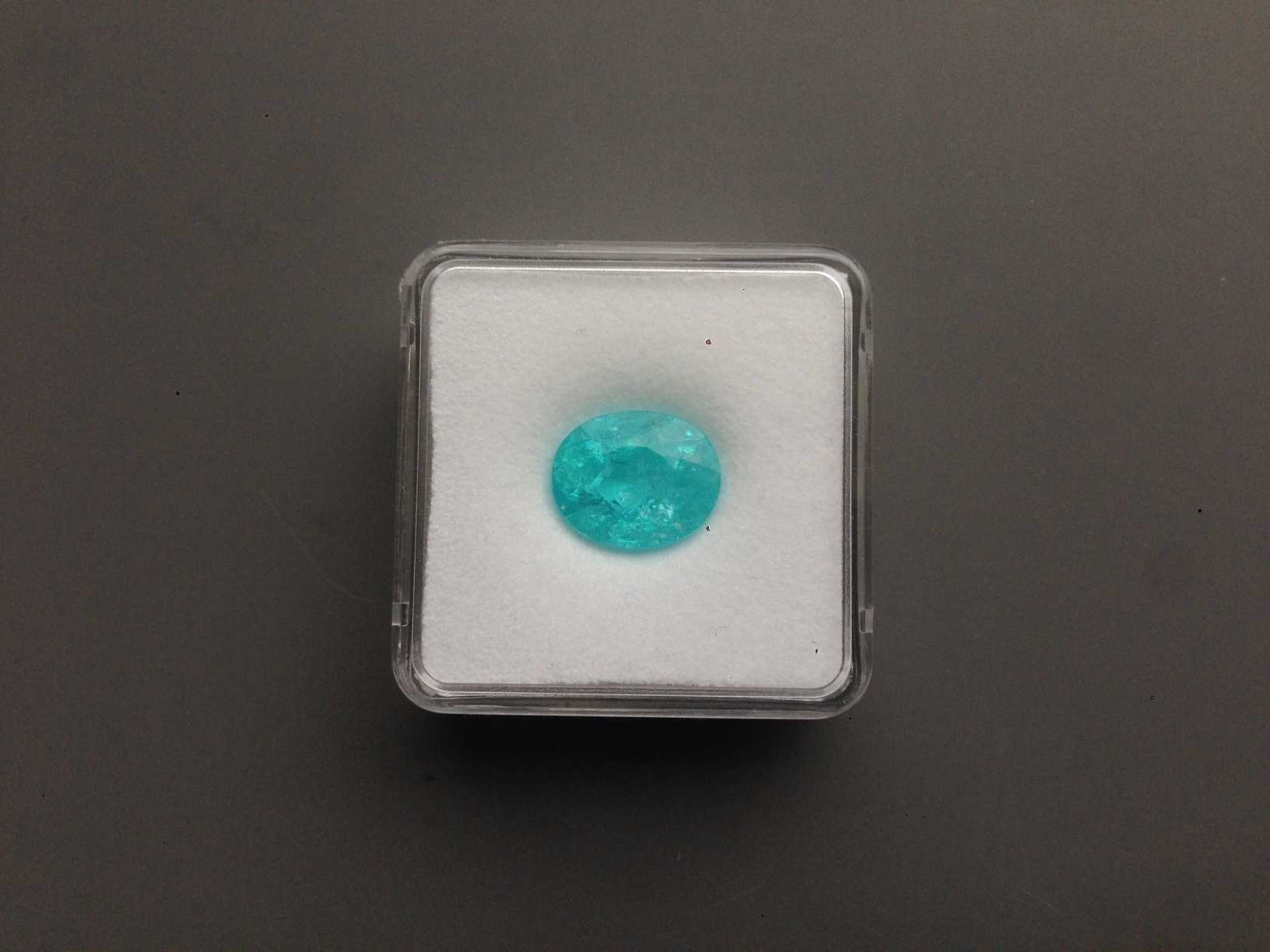 8.53ct Paraiba tourmaline ,13.42x10.93x8.28mm,AIGS certification GF16121904 ,appraisal 18000