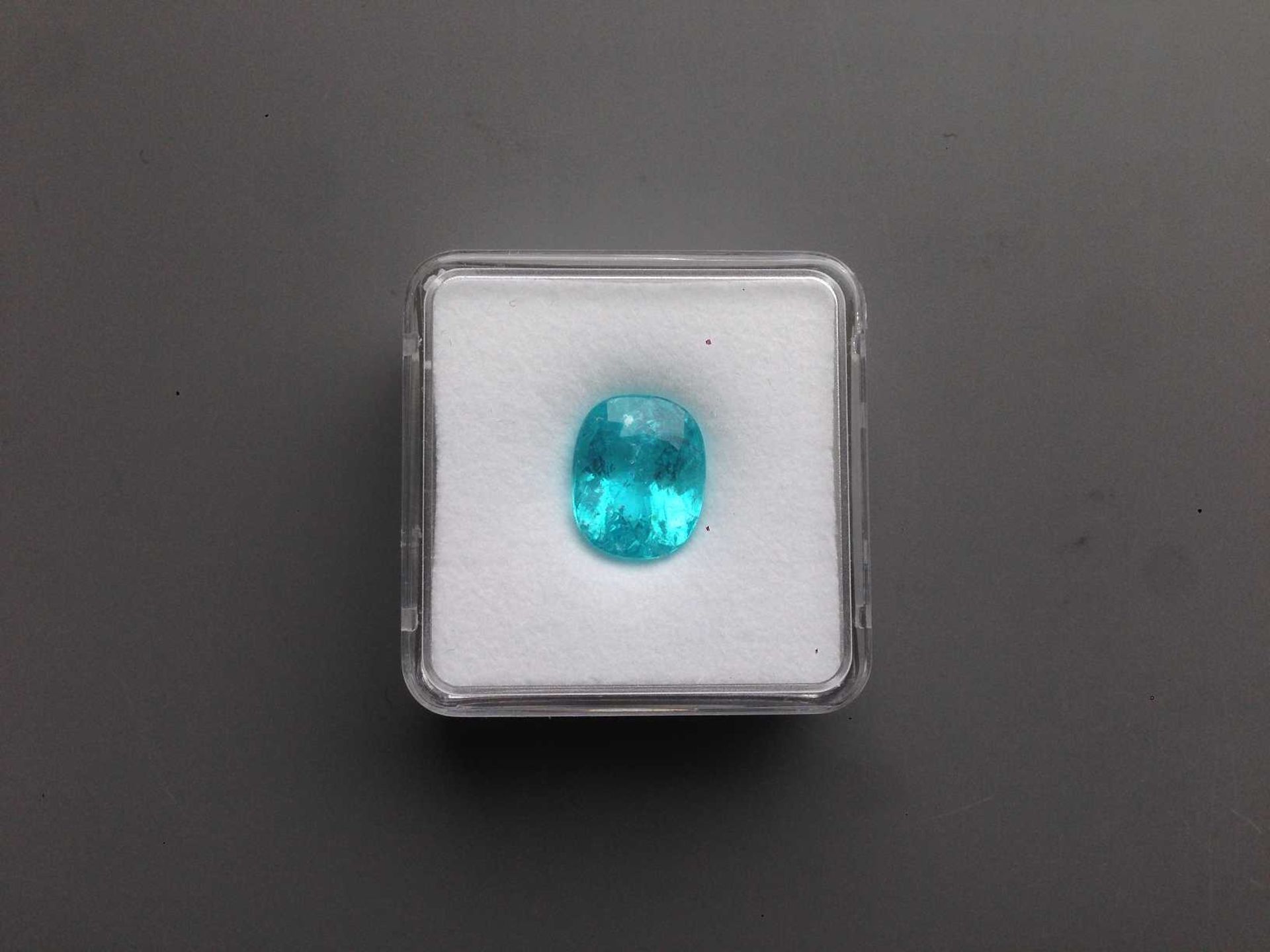 9.25CT OVAL PARAIBA TOURMALINE GIF CERTIFICATION GF16121873 APPRAISAL 42000