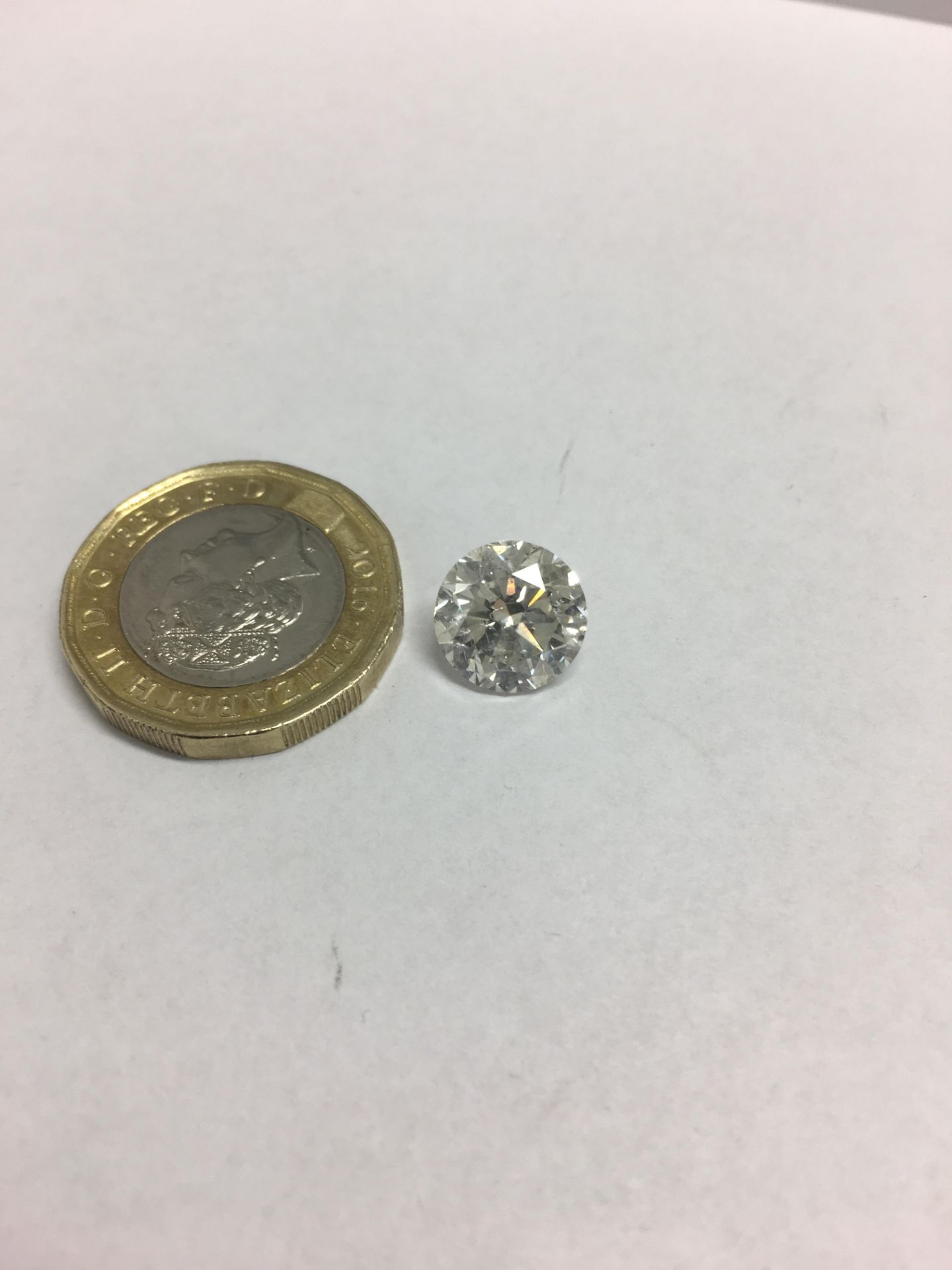 3.05ct round brilliant,d colour si2 grade,certificated WGI certification available apprisal 43000