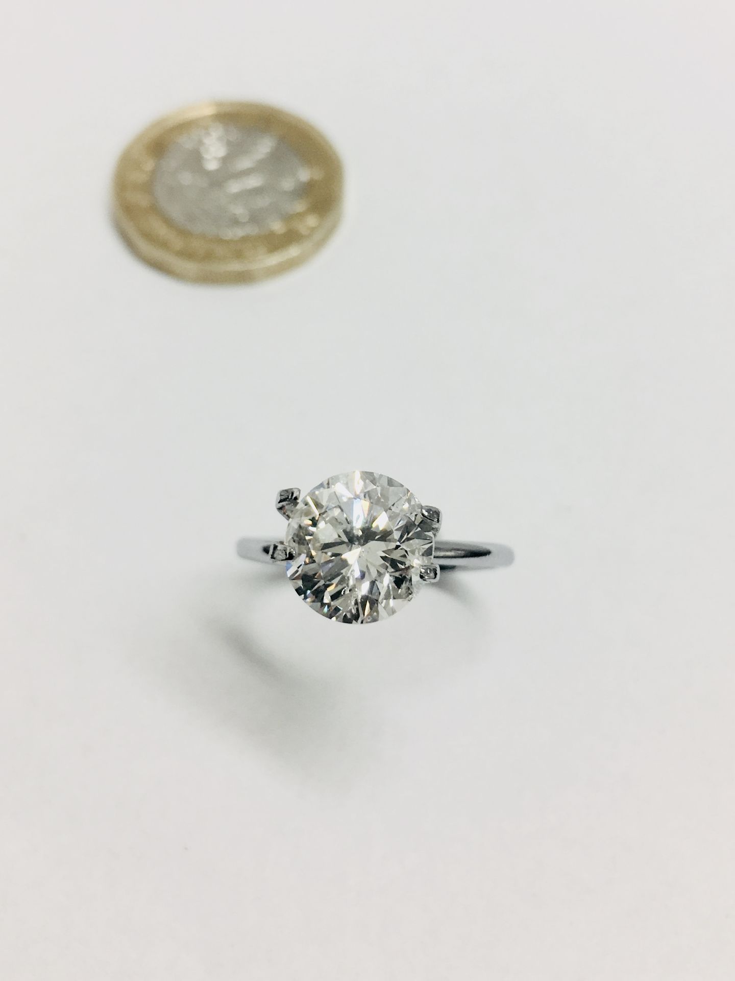 1.78ct Round brilliant cut diamond,si2 clarity N colour GIA certification. Appraisal 15000 - Bild 2 aus 3