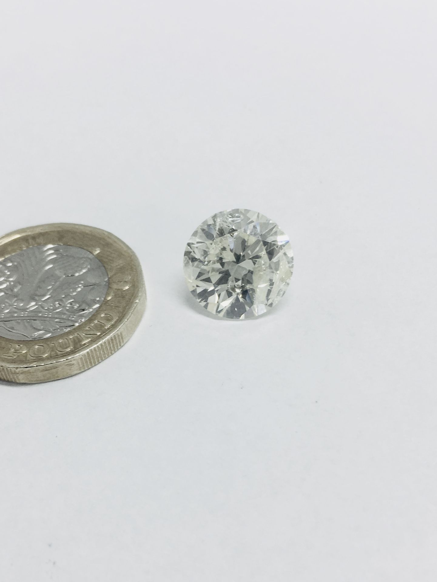 5.16ct Brilliant cut diamond ,g colour i1 clarity, Appraisal 50000