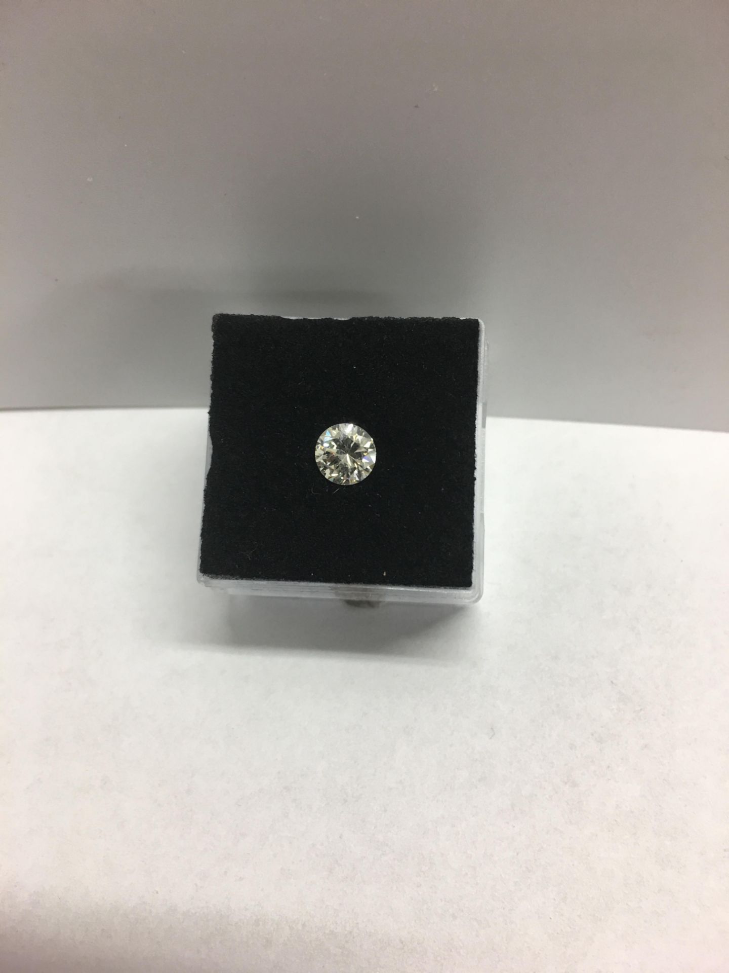 0.77ct Brilliant cut Diamond,I Colour si1 clarity,clarity enhanced ,appraisals 1950