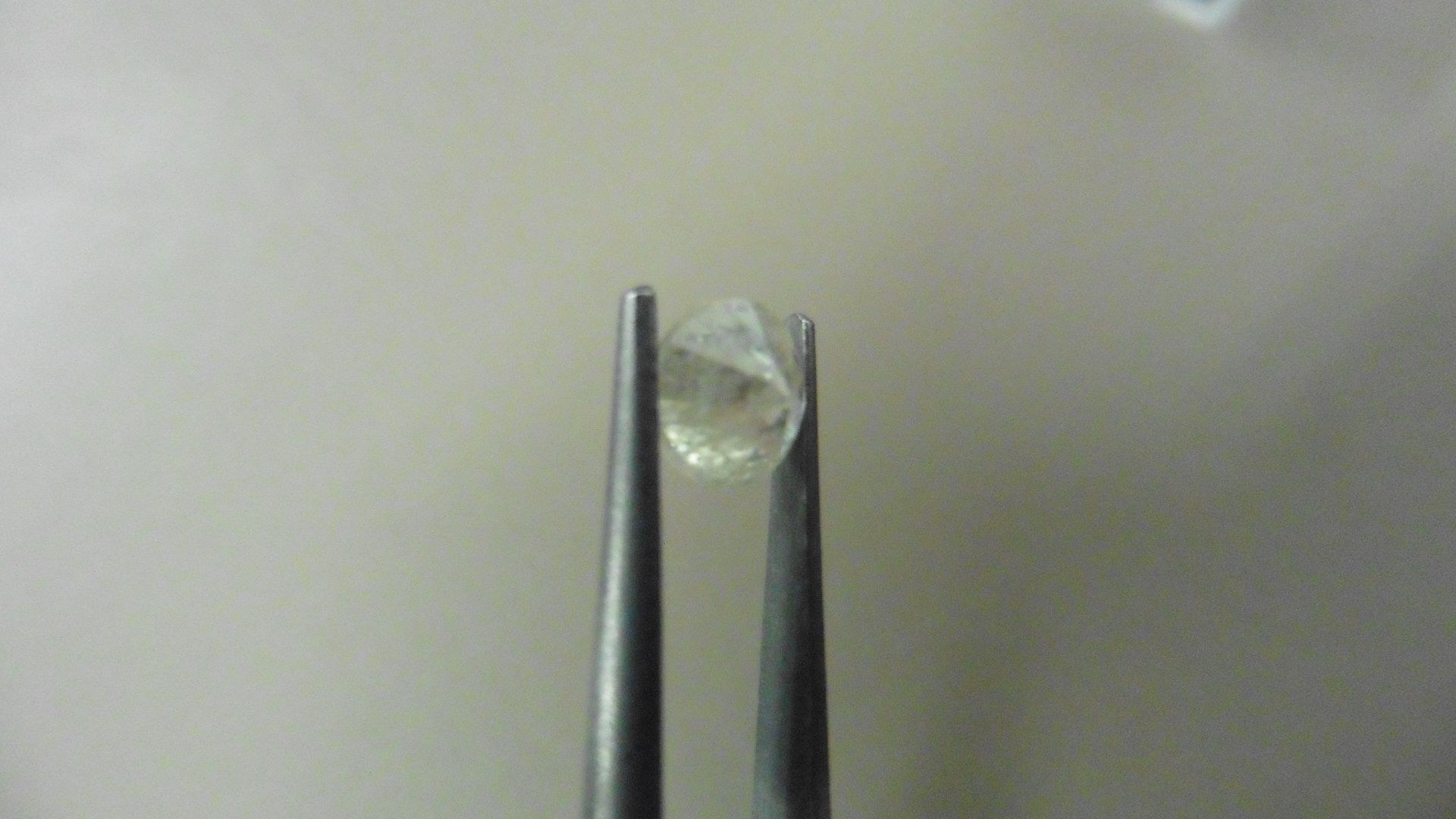 1.01ct Brilliant Cut Diamond, Enhanced stone. K colour, I1 clarity. . Valued at £1490 - Image 2 of 5