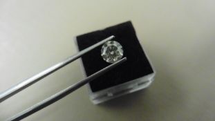 1.01ct Brilliant Cut Diamond, Enhanced stone. L colour, I1 clarity. . Valued at £1490