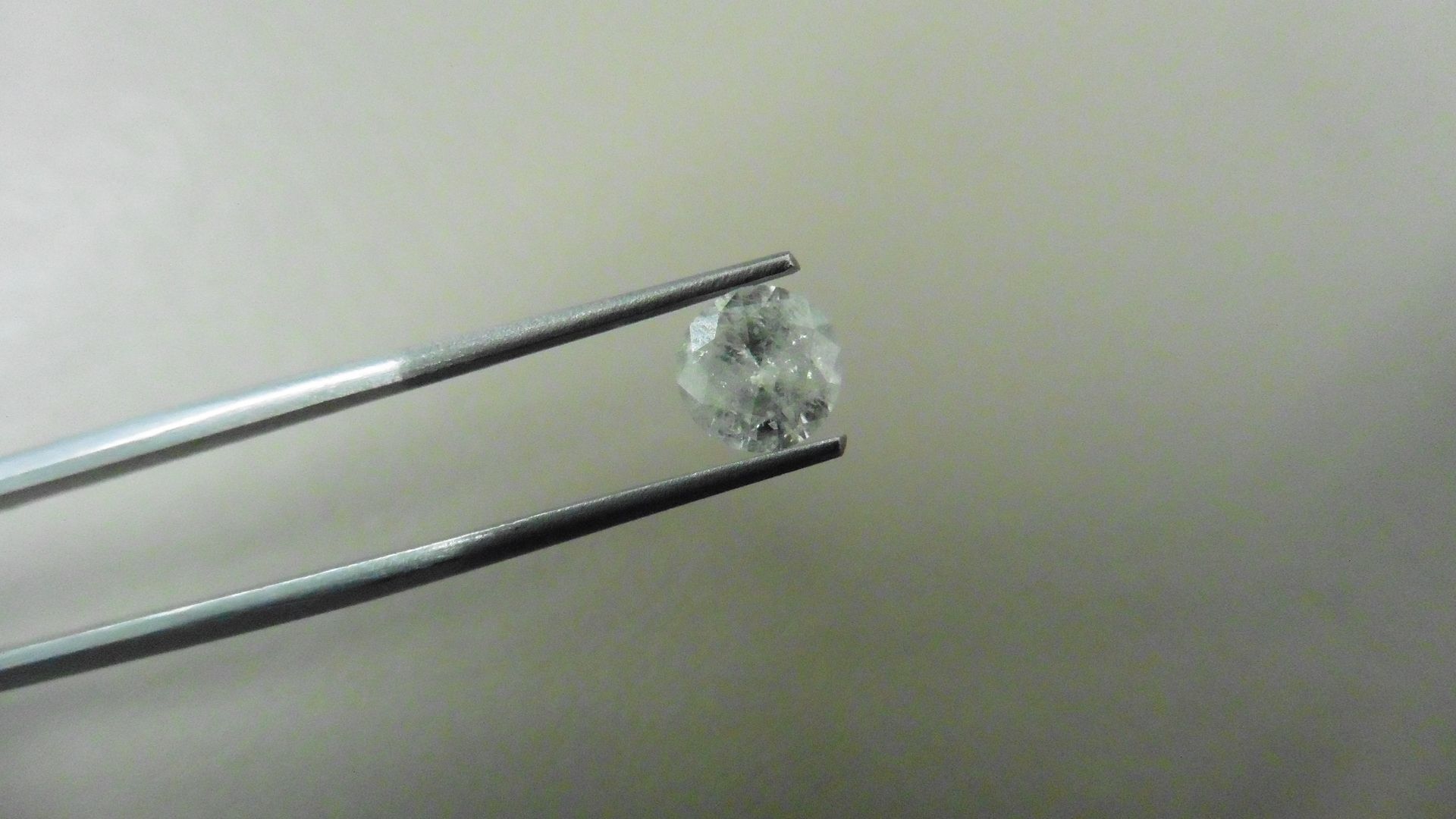 1.01ct Brilliant Cut Diamond, Enhanced stone. H colour, I2 clarity. . Valued at £1490 - Image 2 of 5