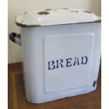 Vintage Enamel Bread Bin