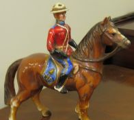 Pottery Figurine - Canadian Mounted Police